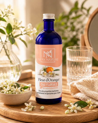Eau Florale Fleur d’Oranger Bio – Relaxation, Apaisement & Équilibre naturel