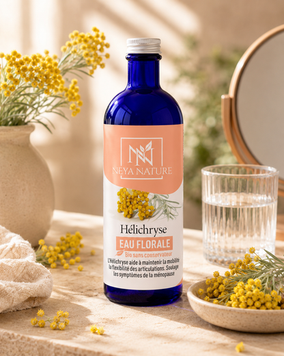 Eau Florale Hélichryse Bio – Apaisement, Peau & Soin naturel