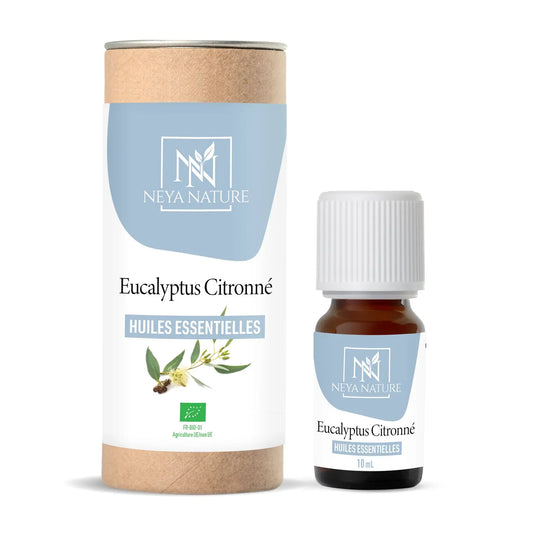 huile essentielle eucalyptus citronné bio compte gouttes en verre 10ml