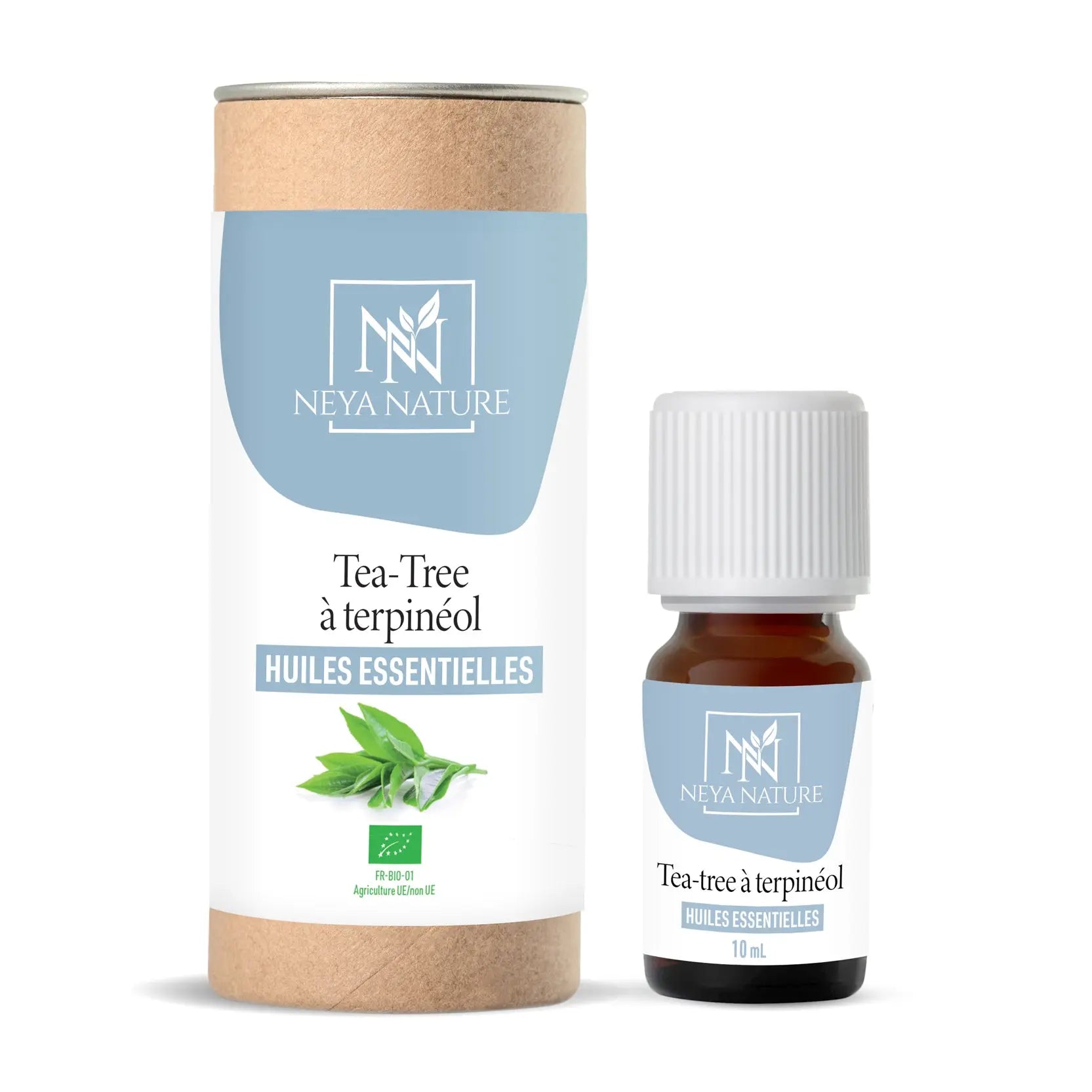 huile essentielle tea tree bio compte gouttes en verre 10ml