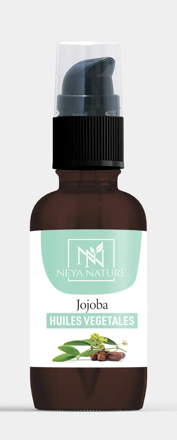 huile végétale jojoba bio falcon pompe verre 30ml