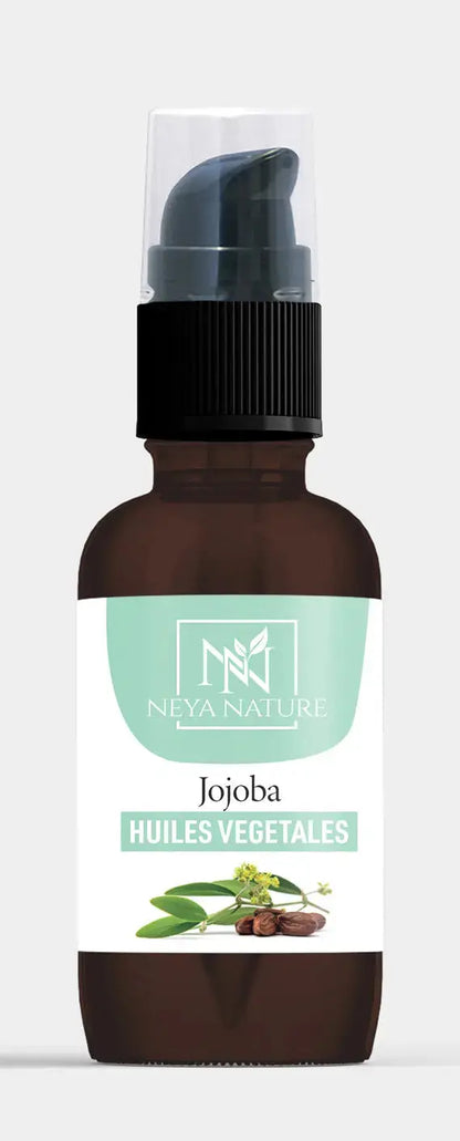 huile végétale jojoba bio falcon pompe verre 30ml