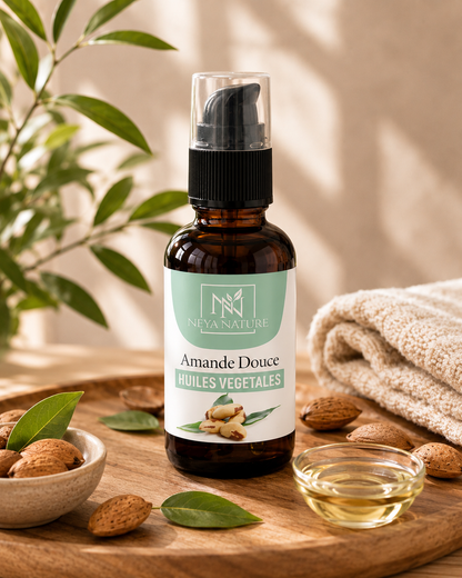 Huile Végétale Amande Douce 30ml Bio – Douceur, Hydratation & Soin naturel