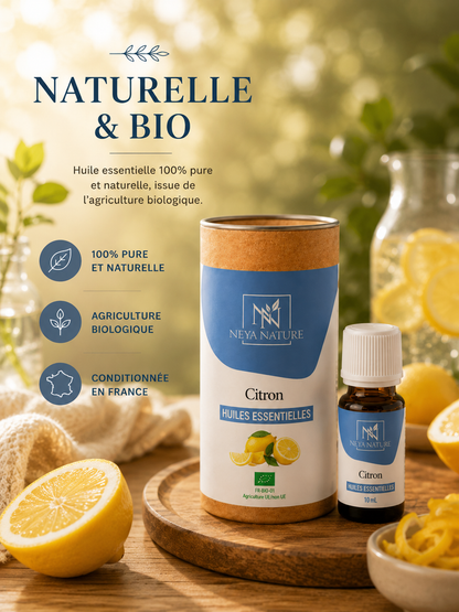 Huile Essentielle Citron Bio – Détox, Digestion & Énergie naturelle