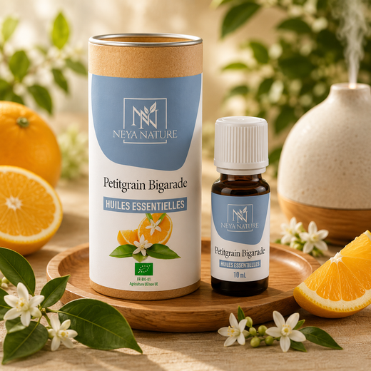 Huile Essentielle Petit Grain Bigarade 10ml Bio – Relaxation, Sommeil & Équilibre naturel