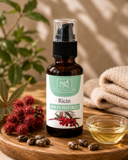Huile Végétale Ricin Bio – Cheveux, Cils & Fortification naturelle