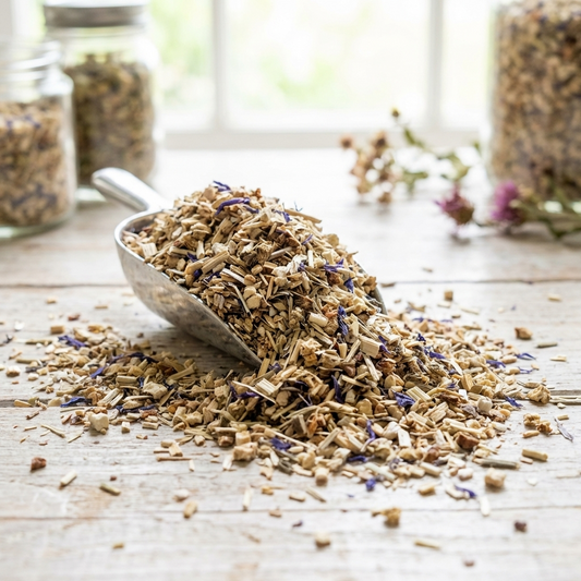 Mauve Bio (Parties aériennes coupées) – Gorge, Digestion & Apaisement naturel